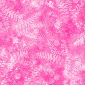 Hot Pink Maidenhair Sunprint Texture