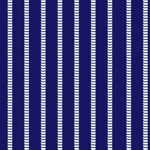 Rope Stripes on Navy for a Coastal Home Decor