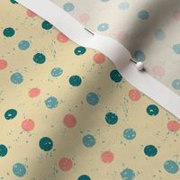 Yellow, Jade & Coral | Confetti Polka Dot | Mini