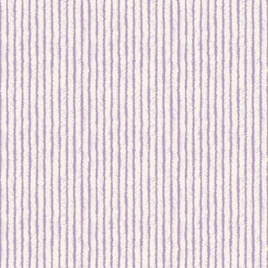 hand drawn boho stripes lavender and neutral - medium scale