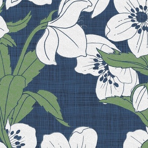 Hellebore blue Green LS