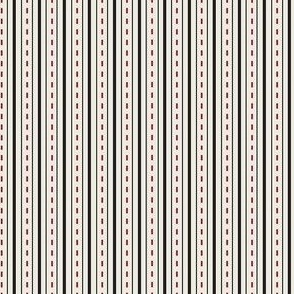 Stripe Beige Ticking  Small 4"