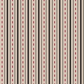 Stripe Tan Ticking Medium 8"