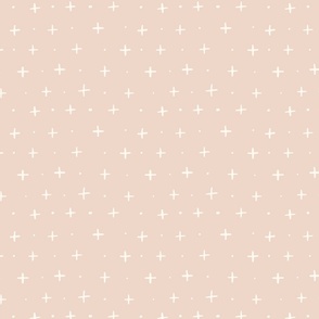 Blush - Cream Twinkle Stitches - Medium