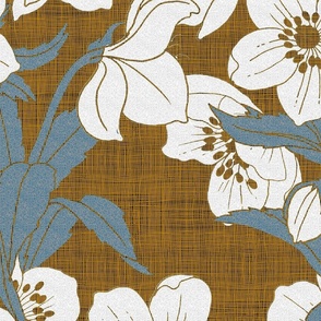 Hellebore gold blue LS 