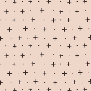 Blush - Black Twinkle Stitches - Large