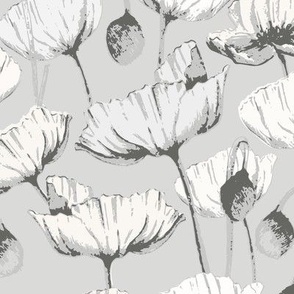 Poppies Gray