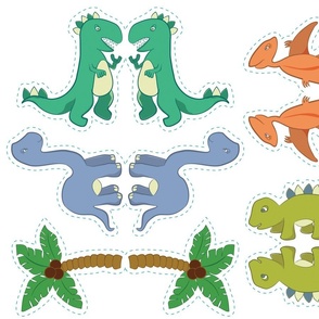 Dinosaur Nursery Mobile Pattern