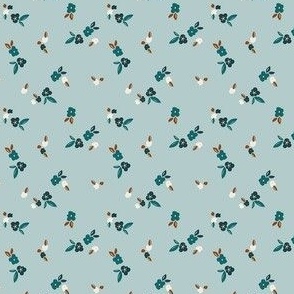 Ditsy Floral SeaFoam - Small