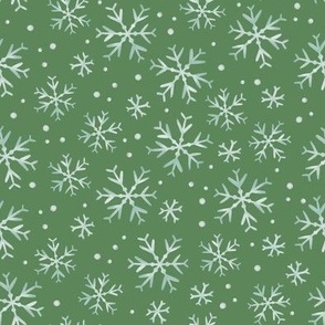 Snowflakes (Green)