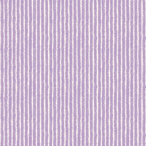 hand drawn boho stripes lavender and neutral - medium scale