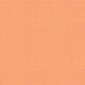 Faux hessian burlap woven solid pale coral salmon orange
