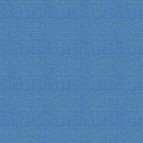 Faux hessian burlap woven solid dark serenity blue, light cobalt blue