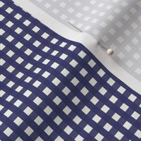 1/6 inch Extra small American Blue gingham check - American Blue cottagecore country plaid - perfect for wallpaper bedding tablecloth - vichy check - 4th of july picnic kopi