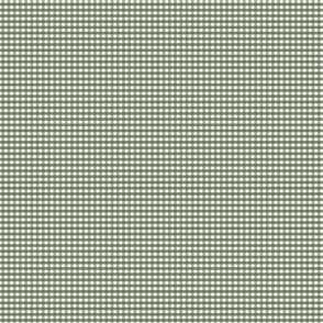 1/6 inch Extra small Green gingham check - Soft Cactus green cottagecore country plaid - perfect for wallpaper bedding tablecloth 