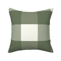 5 inch Huge Green gingham check - Soft Cactus green cottagecore country plaid - perfect for wallpaper bedding tablecloth kopi