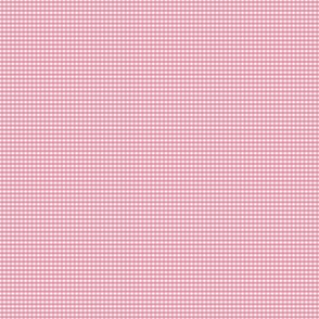 1/8 inch Tiny (xxs) pink gingham check - Bubblegum pink cottagecore country plaid - perfect for wallpaper bedding tablecloth