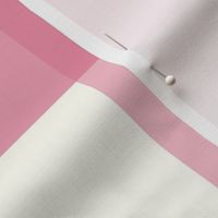 5 inch Huge pink gingham check - Bubblegum pink cottagecore country plaid - perfect for wallpaper bedding tablecloth CC