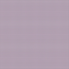1/8 inch Tiny (xxs) Purple gingham check - Soft dusty purple cottagecore country plaid - perfect for wallpaper bedding tablecloth 