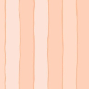 Vertical peach stripes