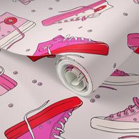 Sneakers preppy pink - barbie