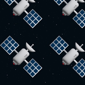 Satellites in the Night Sky