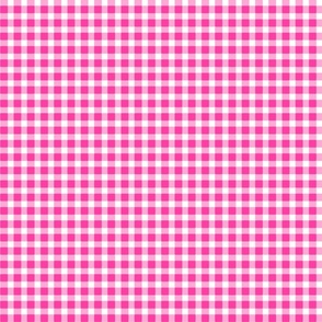 Scallop Gingham_bright pink-mini