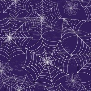 Spiderwebs Everywhere-Purple