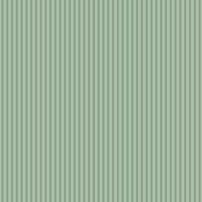 Beefy Pinstripe: Soft Garden Greens Tiny Stripe, Thin Stripe