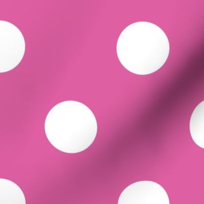 Polka Dots Pink Larger Scale