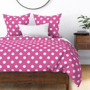 Polka Dots Pink Larger Scale