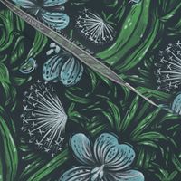 Rainy Night Blooms | Mega Matter Pantone Floral Botanical