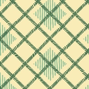 Provencal trellis green vanilla (LARGE)