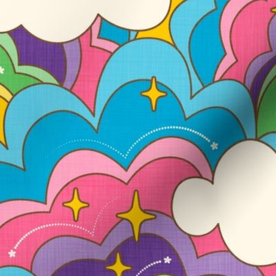 60s Rainbow Clouds_50Size