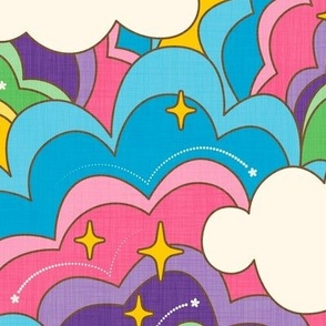 60s Rainbow Clouds_50Size