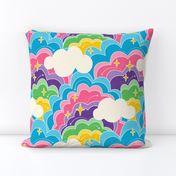 60s Rainbow Clouds_White Lines_50Size