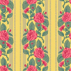  Grand millennial French Riviera rose ticking 
