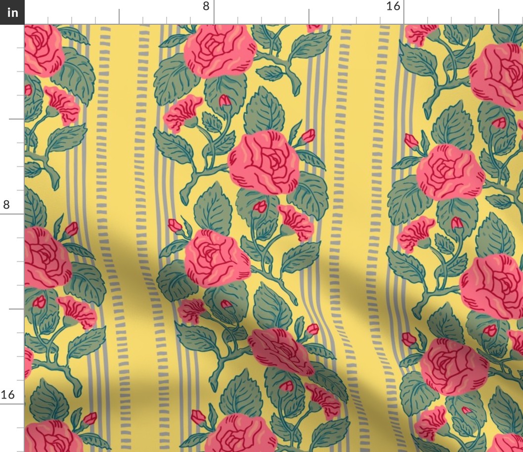  Grand millennial French Riviera rose ticking 