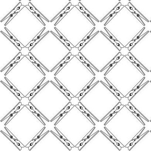 small clothespin lattice