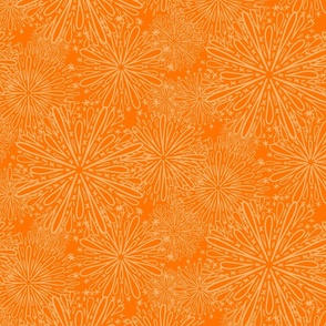Neon Fireworks - MEDIUM  - Orange