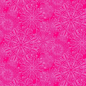Neon Fireworks - MEDIUM  - Pink