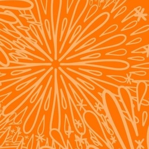 Neon Fireworks - LARGE  - Orange