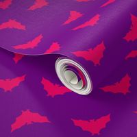 cute purple Halloween bats