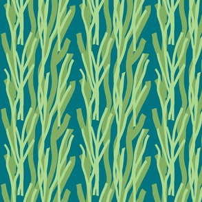 Seaweed large on green