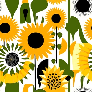 Sunflower Summer Floral Scandi 4