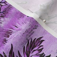 Sporting Hunt Scene Equestrian  lavender