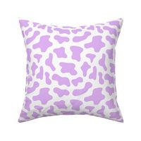 lavender cow print