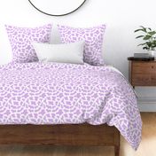 lavender cow print