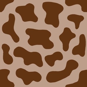 Brown Cow Print