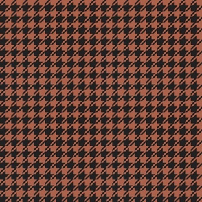 Houndstooth Autumn Amaro Black Mountain / Cottagecore / Halloween / Medium